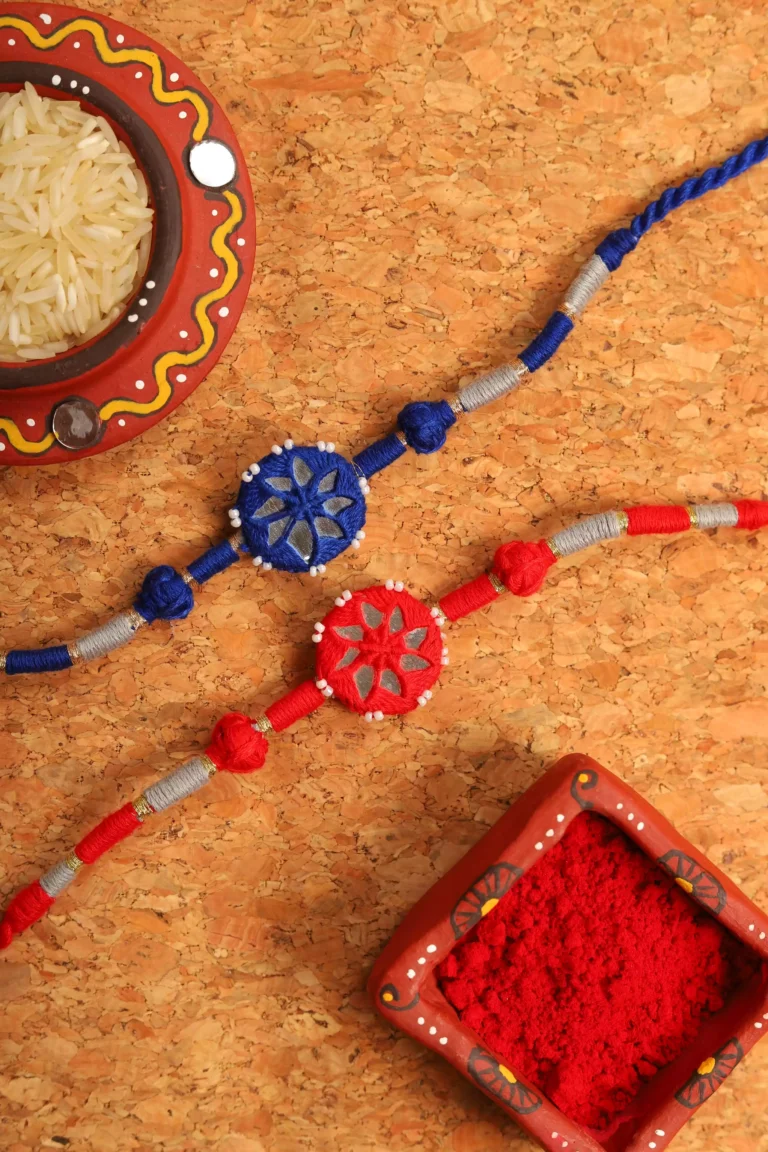 Blue-Red Patwa Set