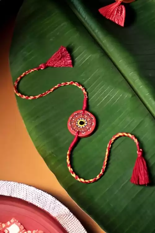 Terracotta Taaramandal Rakhi
