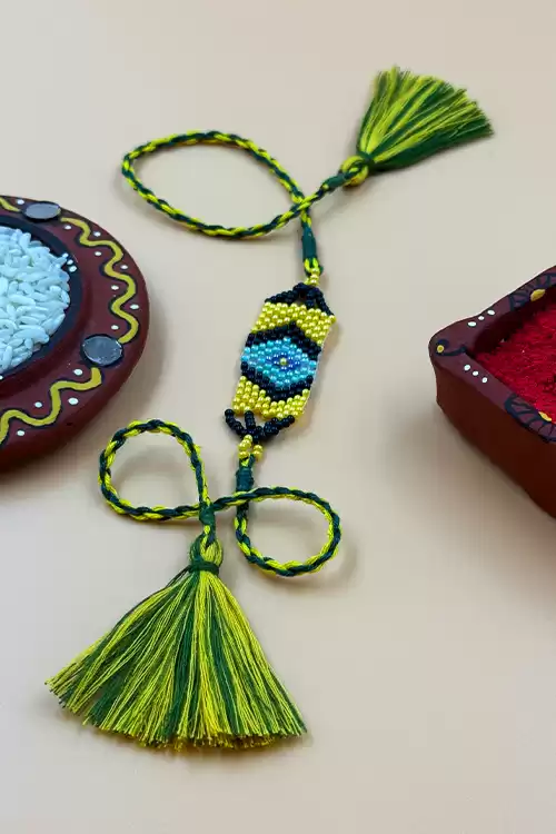 Saurastra Beadwork Rakhi