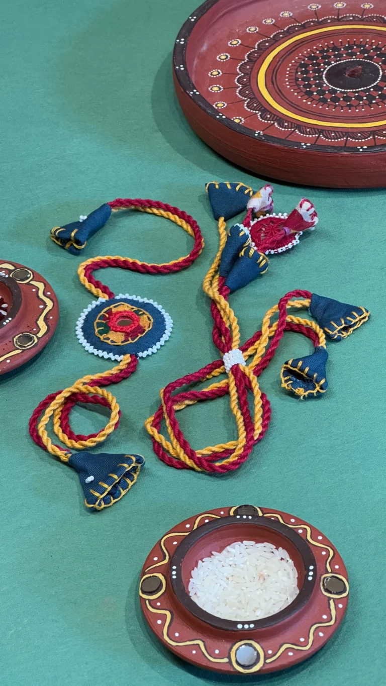 Upcycled Bhai-Bhabhi Set
