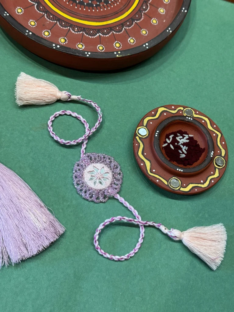 Lavendar Jumki Rakhi